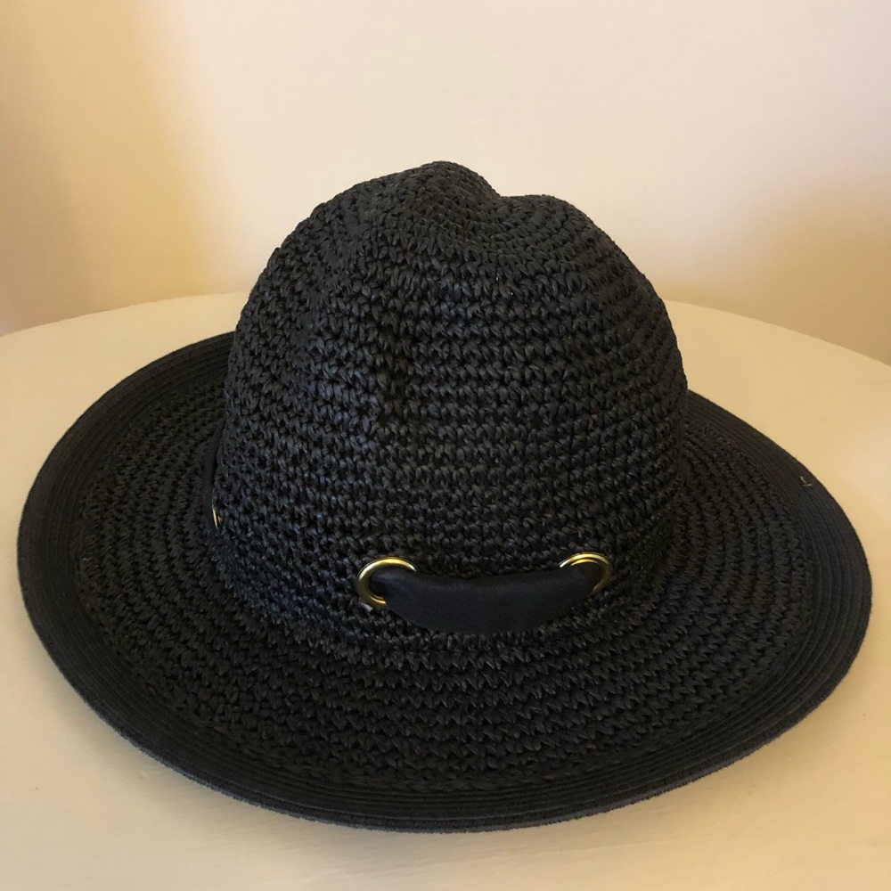 COPY - NWT San Diego Hat Co. Paper Crochet Floppy Hat O/S